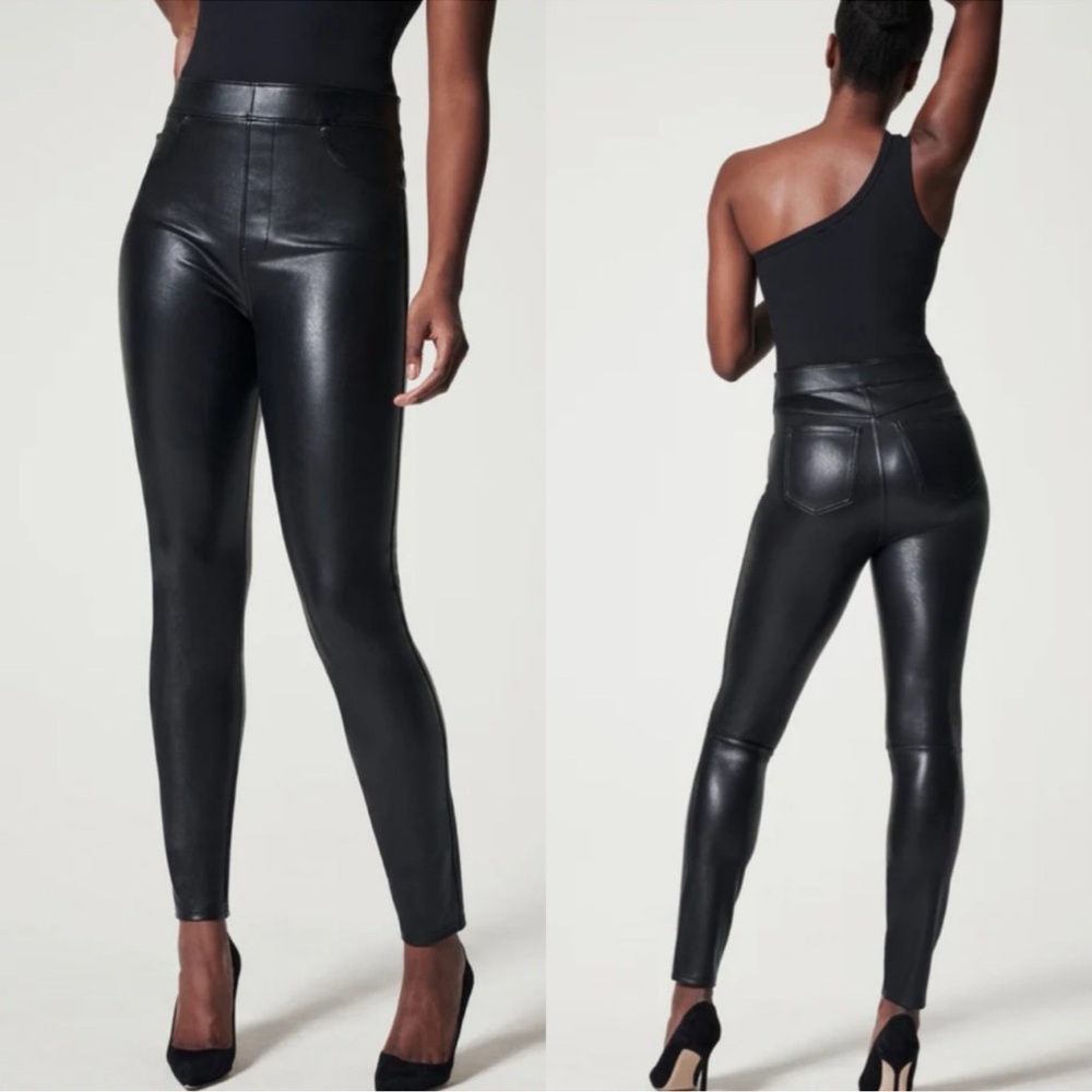 Spanx Leather-Like Ankle Skinny Pant